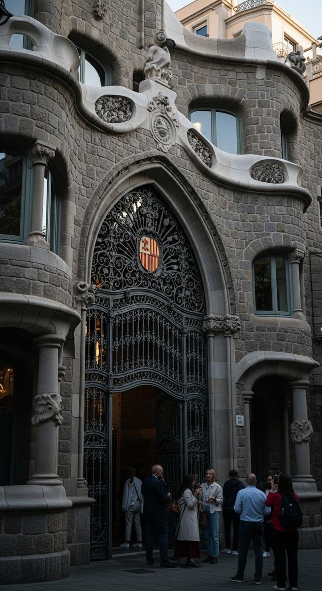 a photo illustrating 17. palau gรผell in Barcelona