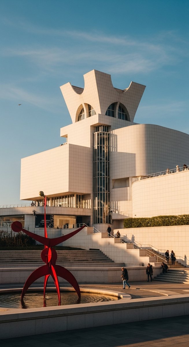 a photo illustrating 19. fundaciรณ joan mirรณ in Barcelona