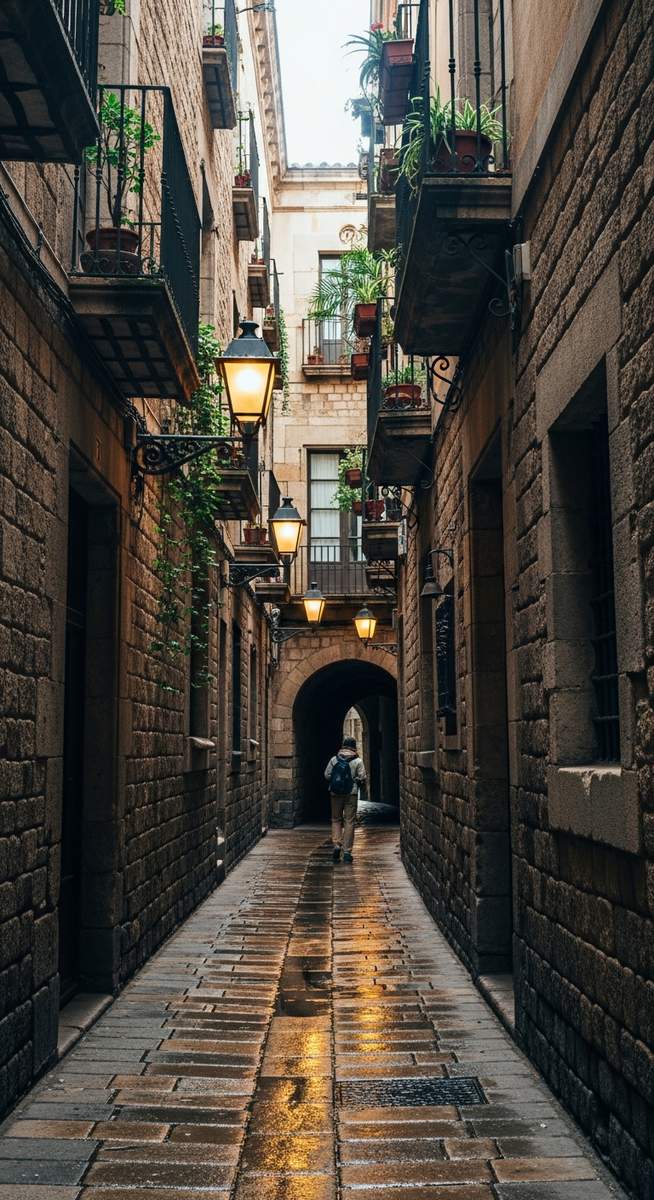 a photo illustrating 20. jewish quarter (el call) in Barcelona