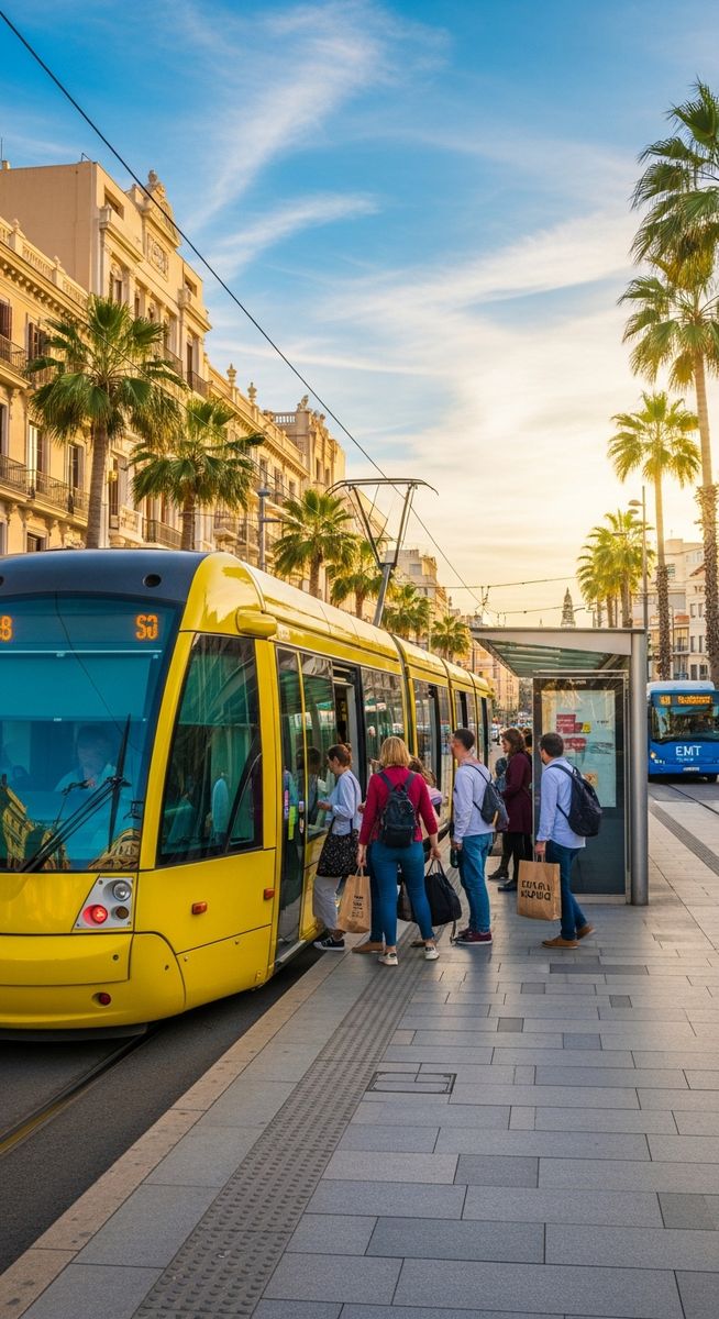 a travel photo from public transportation valencia