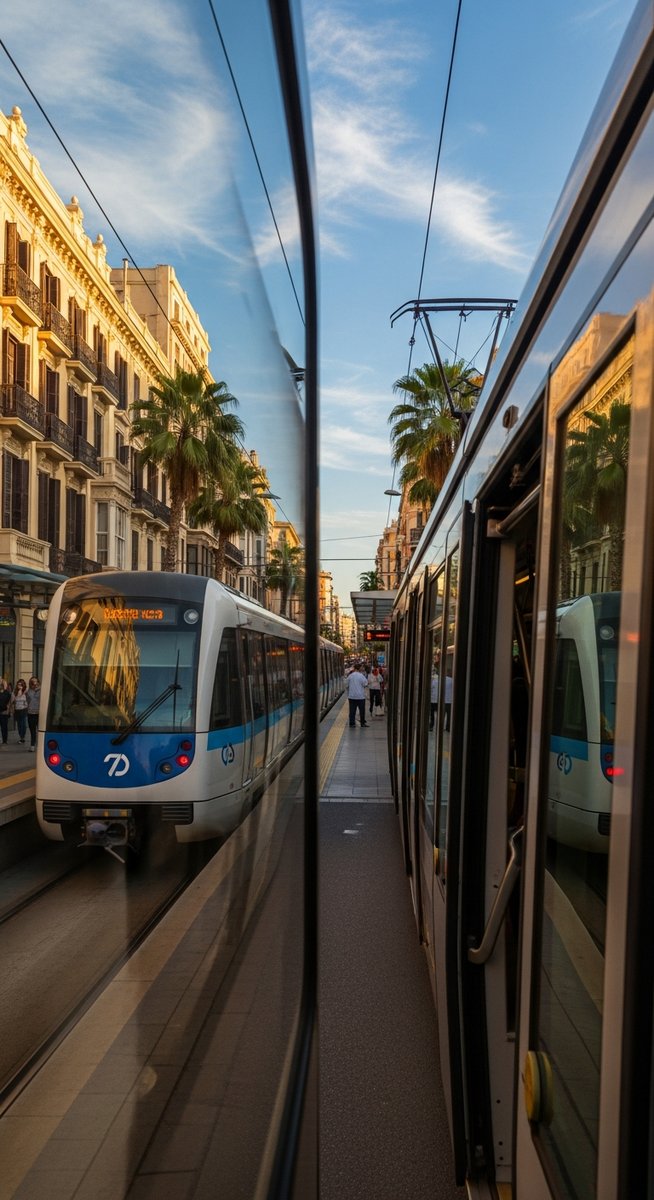 a travel photo from public transportation valencia