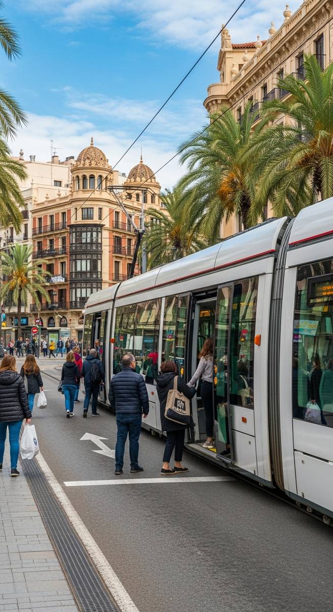 a travel photo from public transportation valencia