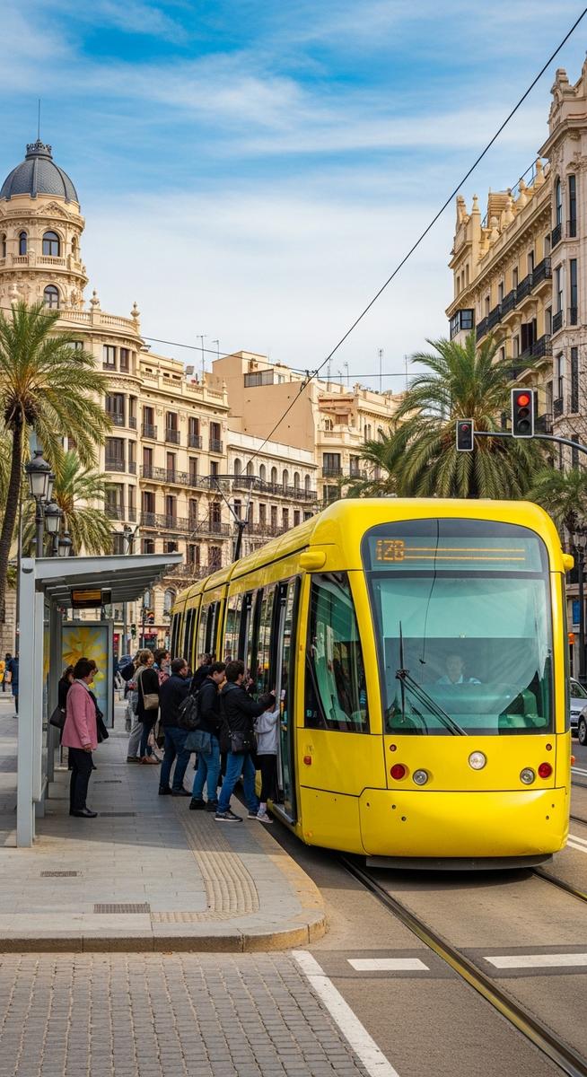 a travel photo from public transportation valencia