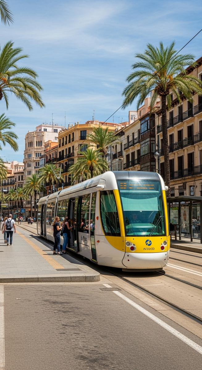 a travel photo from public transportation valencia