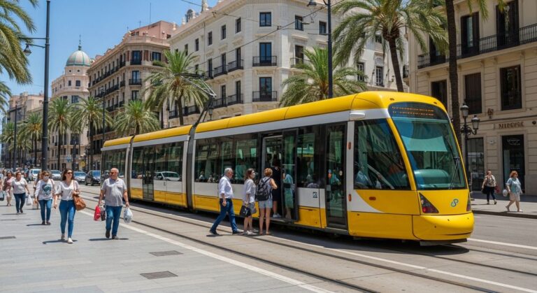 a travel photo from public transportation valencia