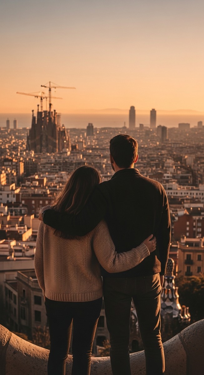 a photo illustrating is barcelona fun for couples? in Barcelona