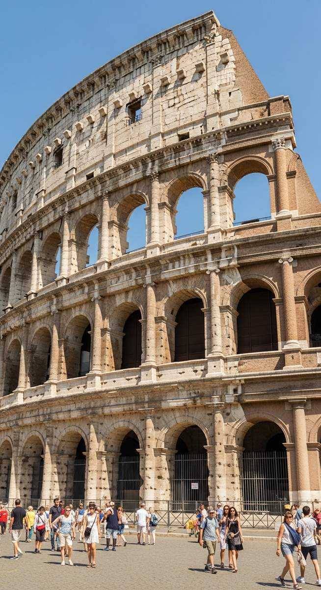 a travel photo from rome vs barcelona