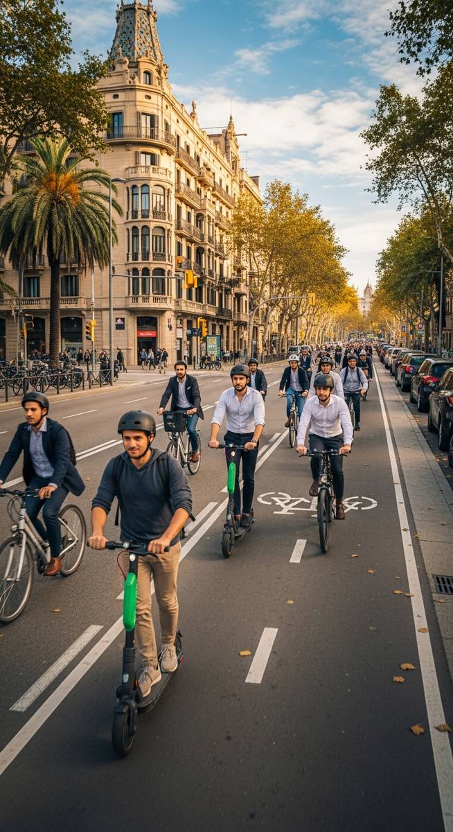 a travel photo from scooter rental barcelona