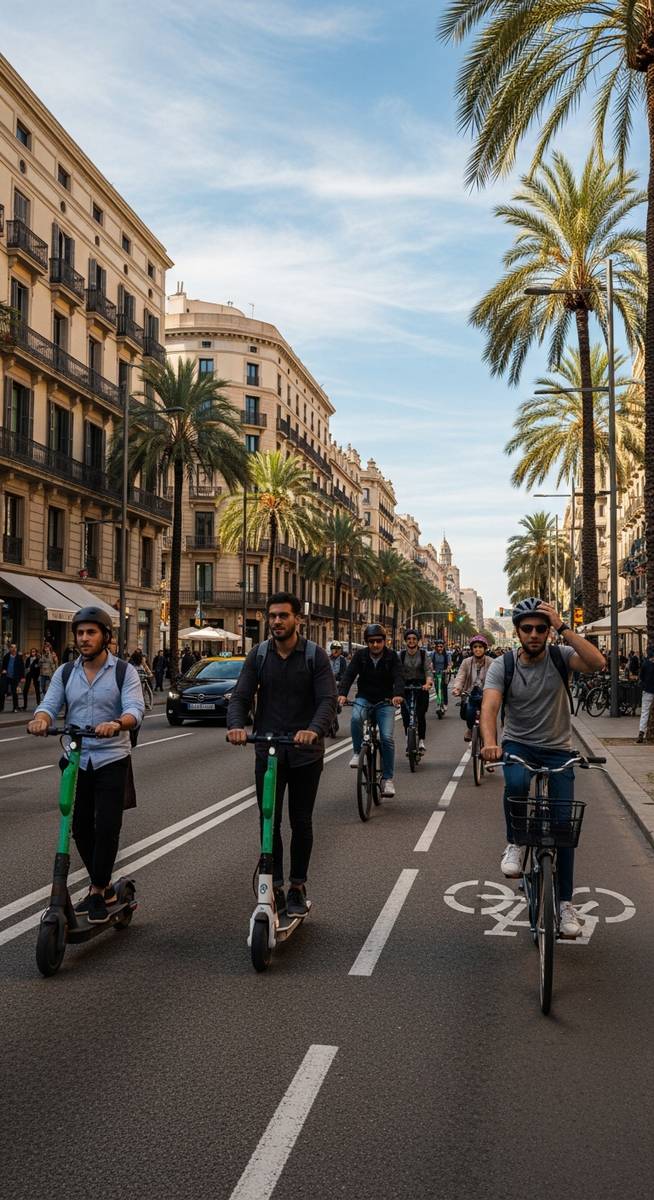 a travel photo from scooter rental barcelona