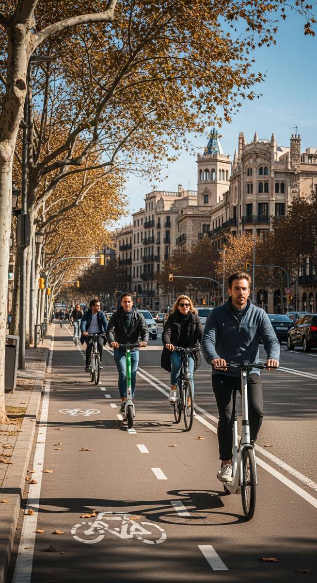 a travel photo from scooter rental barcelona