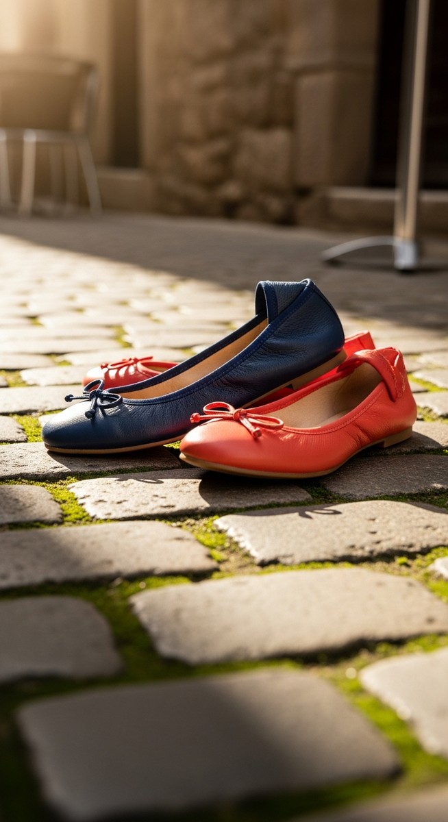 a photo illustrating 3. pretty ballerinas in Spain showcasing Spanish shoe brands