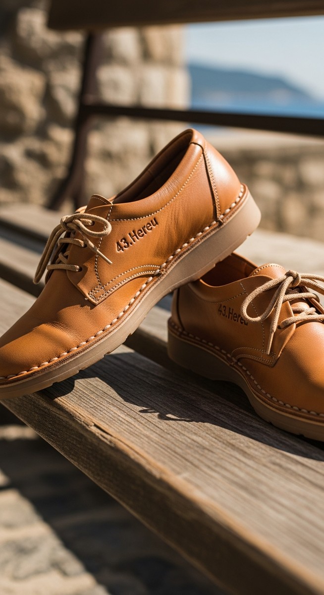 a photo illustrating 43. hereu in Spain showcasing Spanish shoe brands
