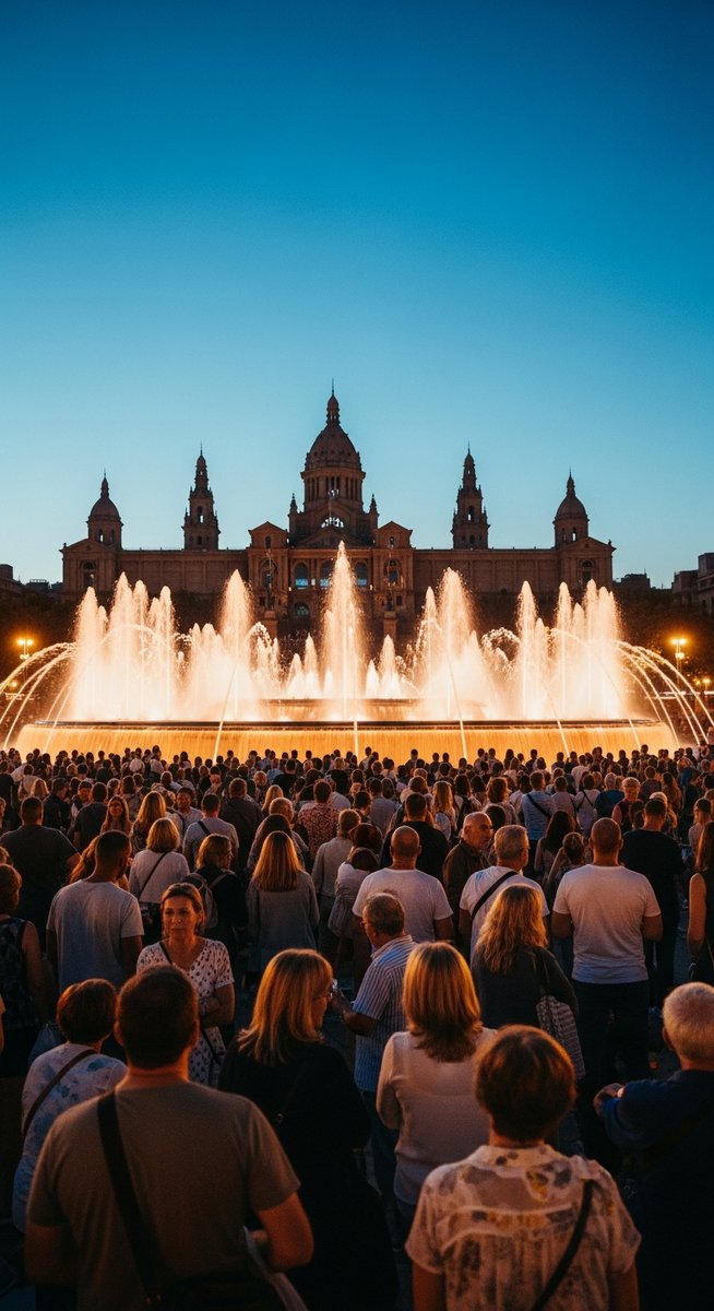 a photo illustrating 15. stop by the magic fountain show in Barcelona