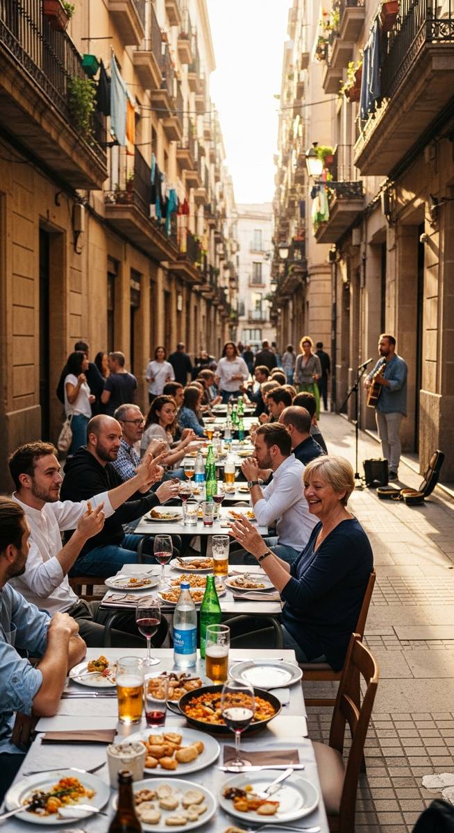 a photo illustrating 5. embrace the spanish lunch tradition in Barcelona