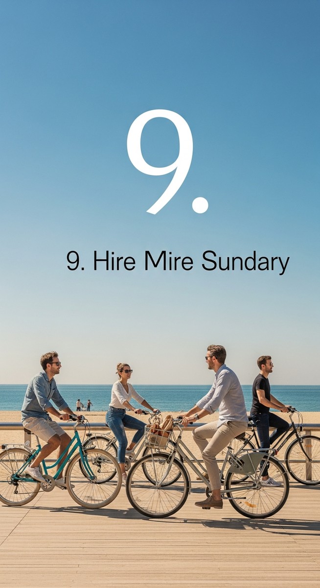 a photo illustrating 9. hire a bike to ride along the beachfront in Barcelona