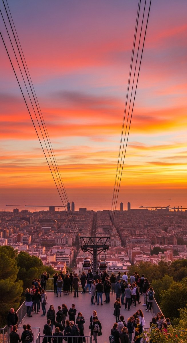 a photo illustrating 8. montjuรฏc cable car in Barcelona