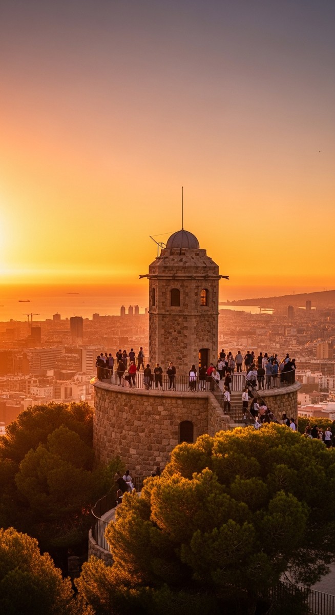 a photo illustrating 9. torre barรณ castle in Barcelona