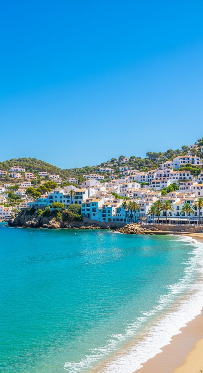 a Spanish coastal view with turquoise water on a 10-day Spain itinerary