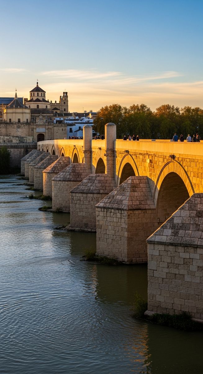 a photo illustrating 4. stroll across the roman bridge in Cordoba