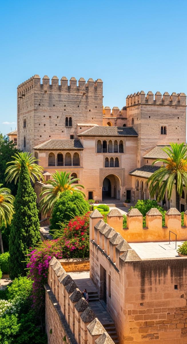 a photo illustrating 1. explore the alcazaba fortress in Malaga
