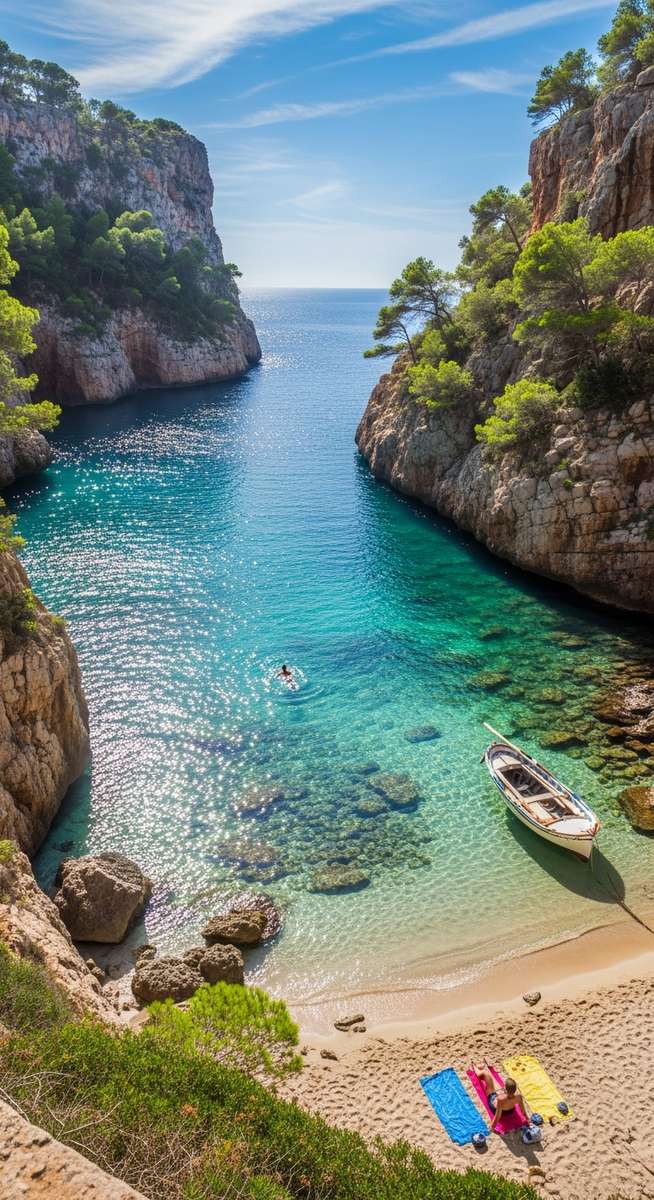 a photo illustrating 10. discover hidden coves and secret beaches in Mallorca