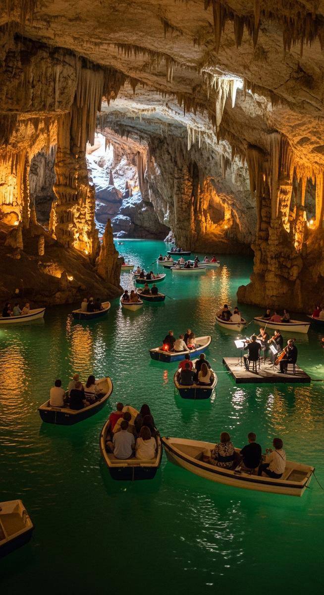 a photo illustrating 6. explore the mysterious caves of drach in Mallorca