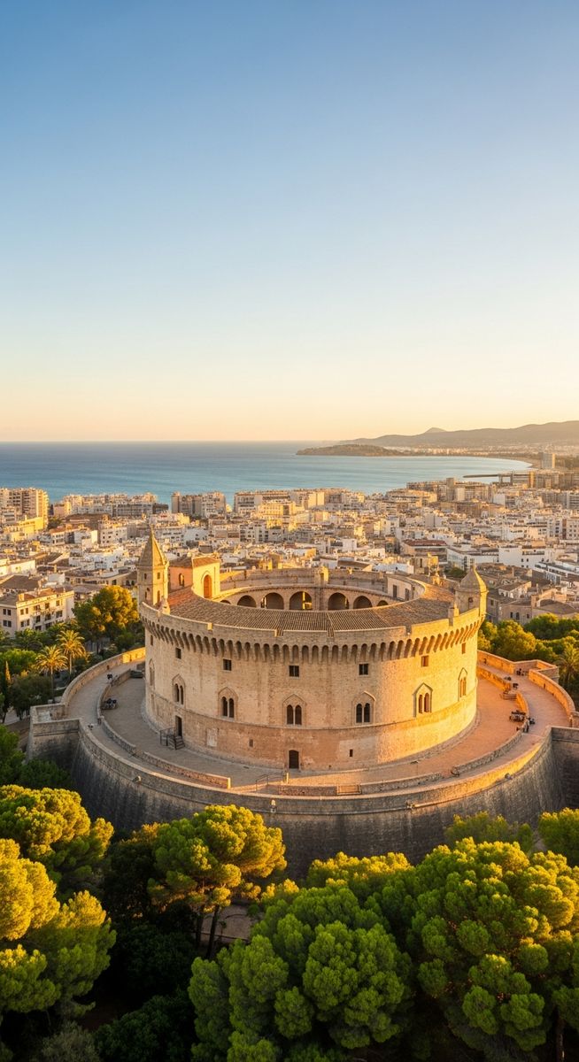 a photo illustrating 5. discover bellver castle and its panoramic views in Mallorca