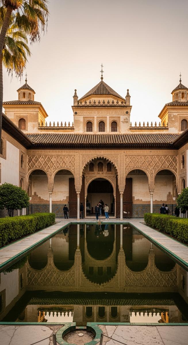 a photo illustrating 1. visit the real alcázar of seville in Seville