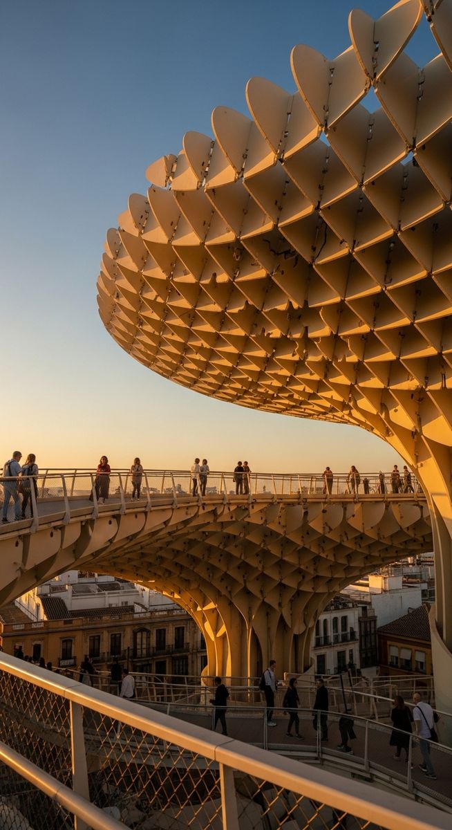 a photo illustrating 10. visit metropol parasol in Seville