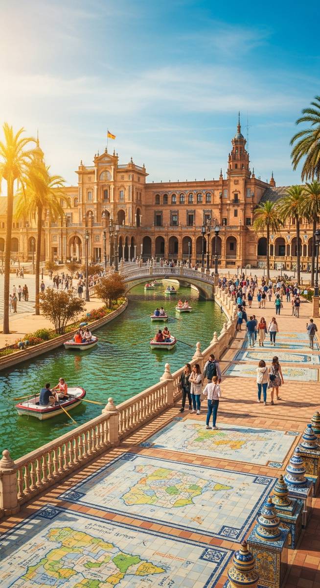 a photo illustrating 6. discover plaza de españa in Seville