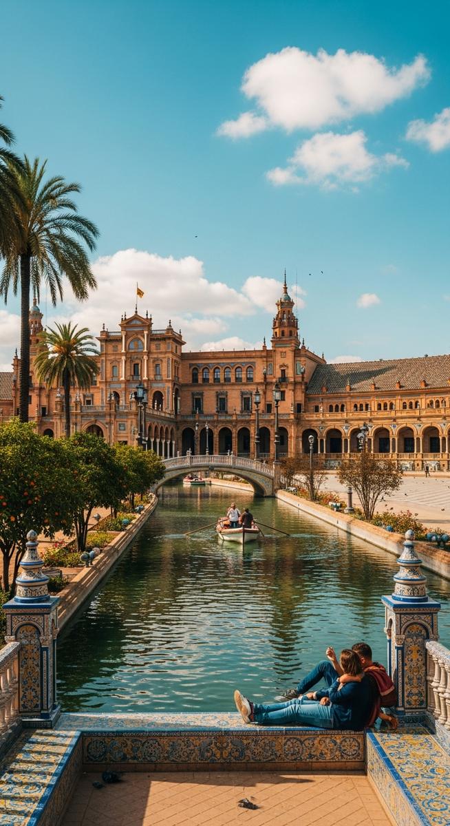a photo illustrating 7. relax in maría luisa park in Seville