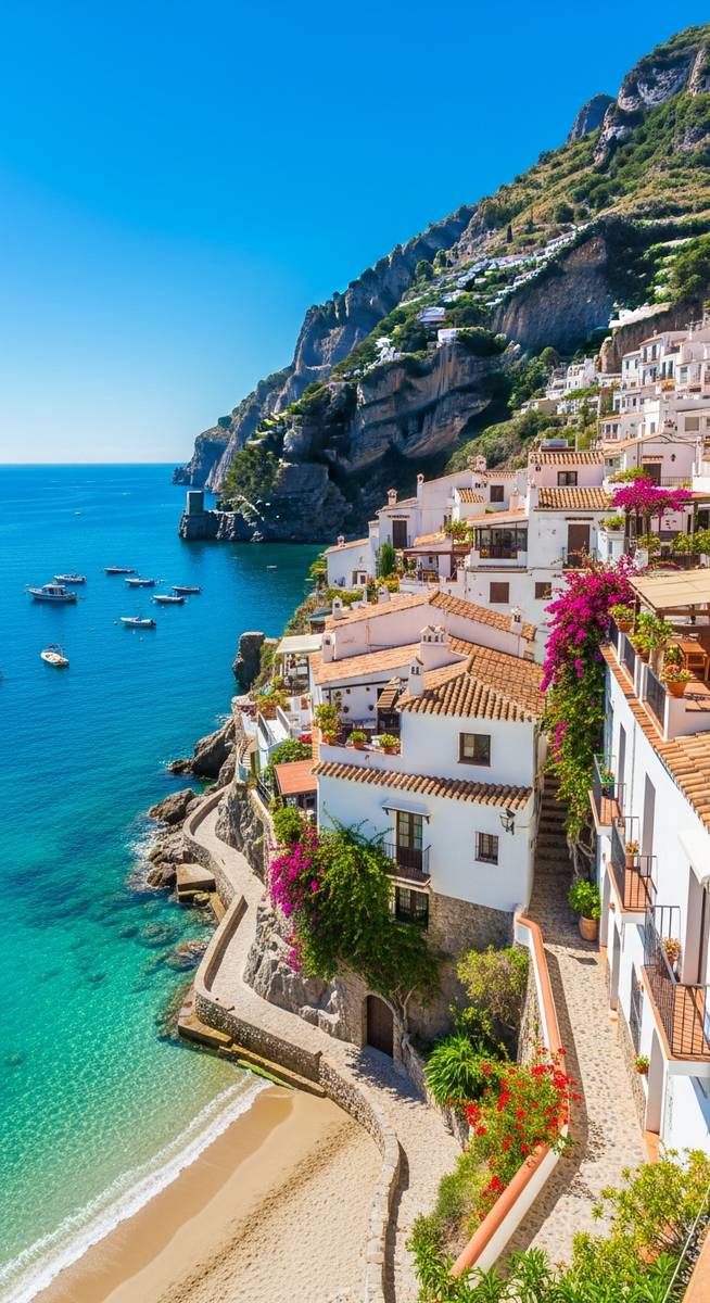 a Spanish coastal view with turquoise water on a three-day Barcelona itinerary