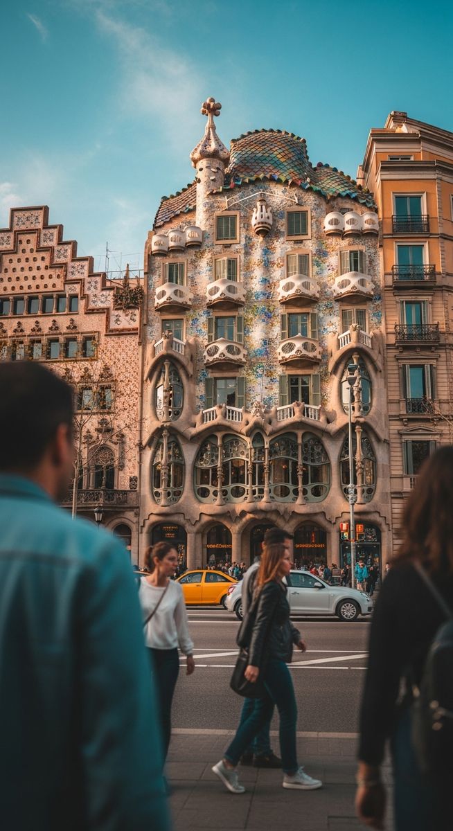 a Barcelona street or landmark for travel inspiration