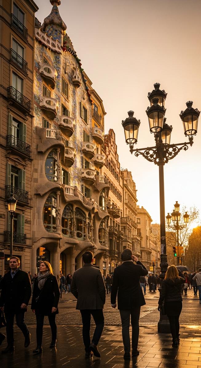 a Barcelona street or landmark for travel inspiration