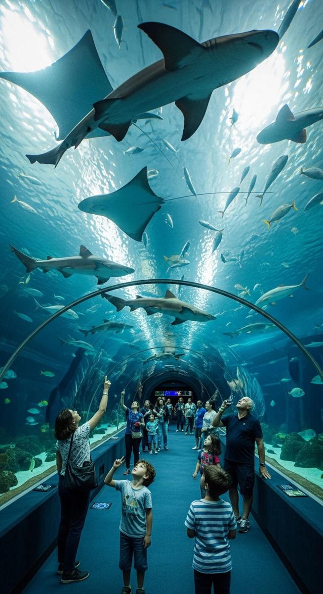 a travel photo from valencia aquarium oceanografic