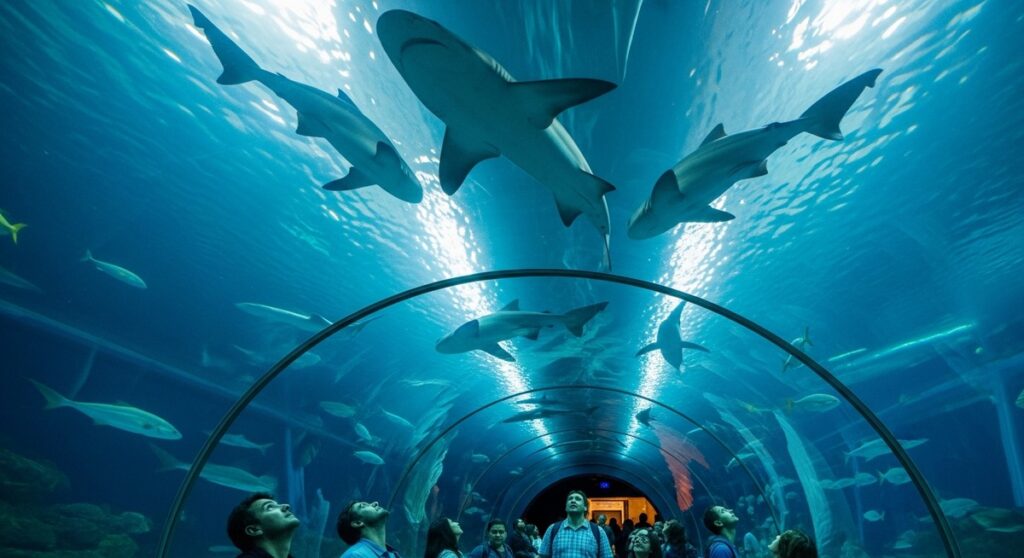 a travel photo from valencia aquarium oceanografic