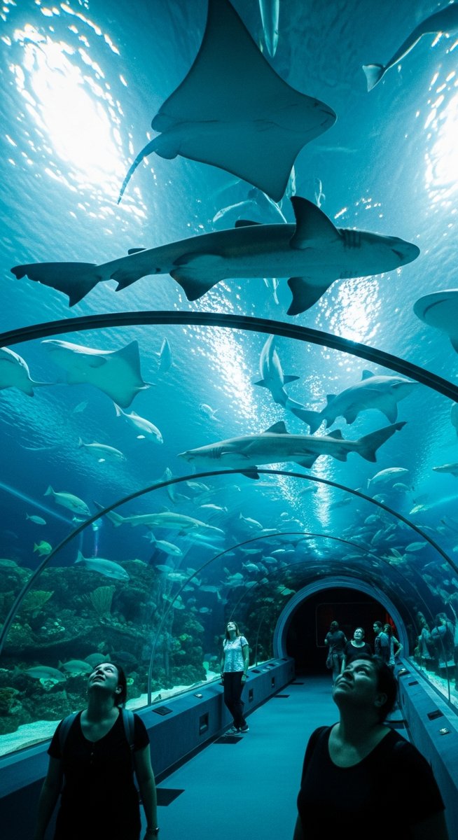 a travel photo from valencia aquarium oceanografic