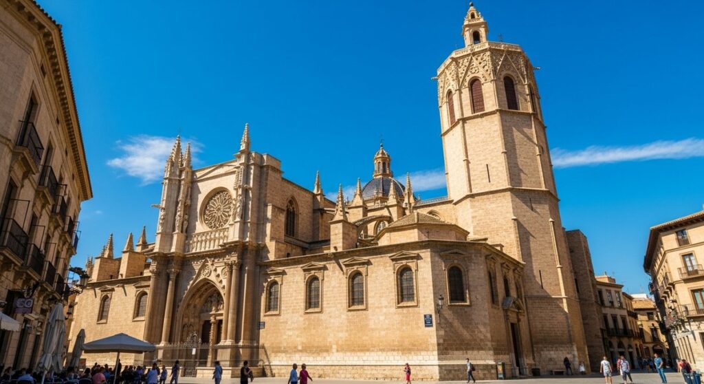 a travel photo from valencia cathedral