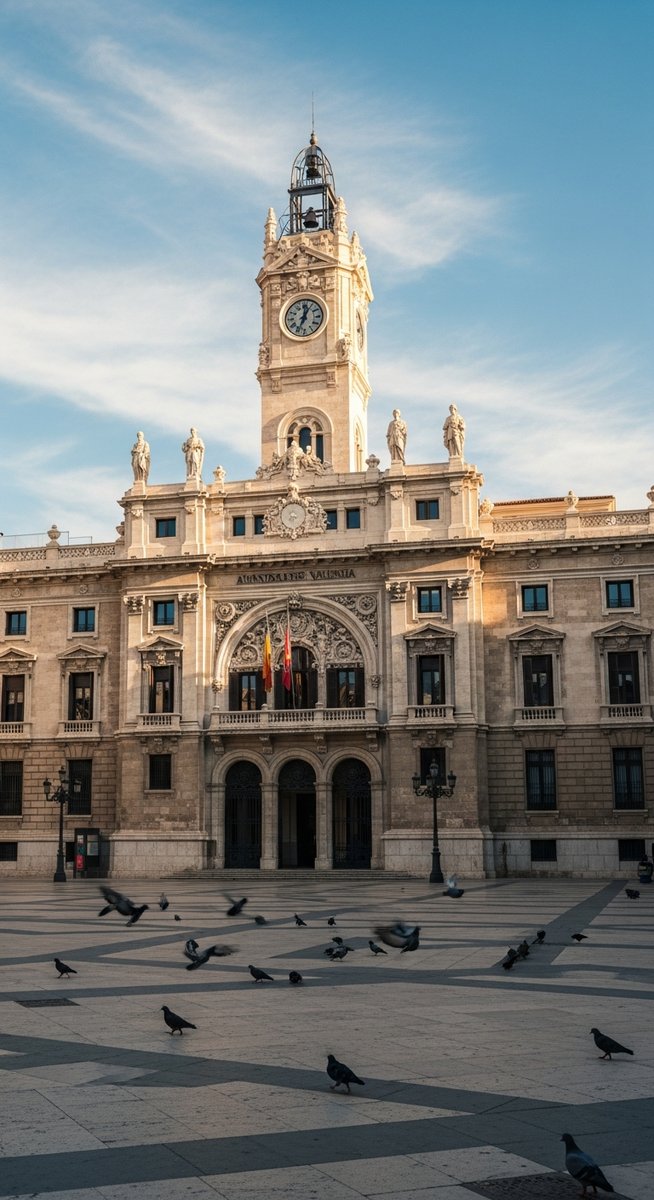 a travel photo from valencia city hall