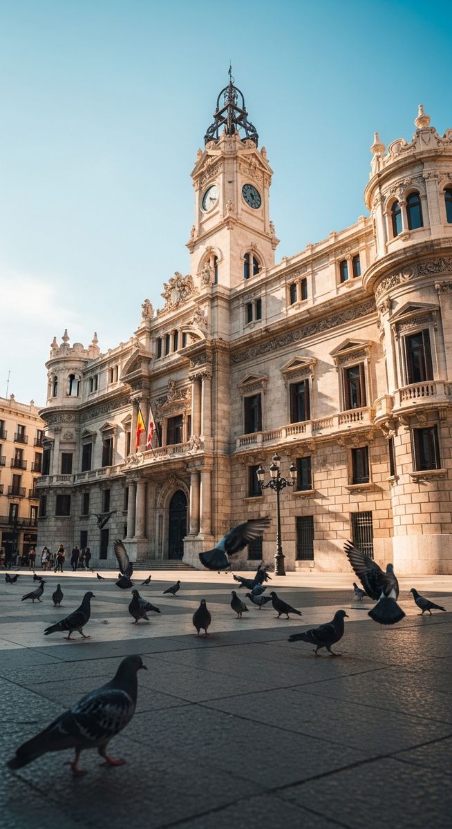a travel photo from valencia city hall