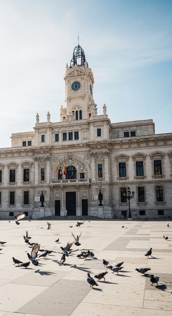 a travel photo from valencia city hall