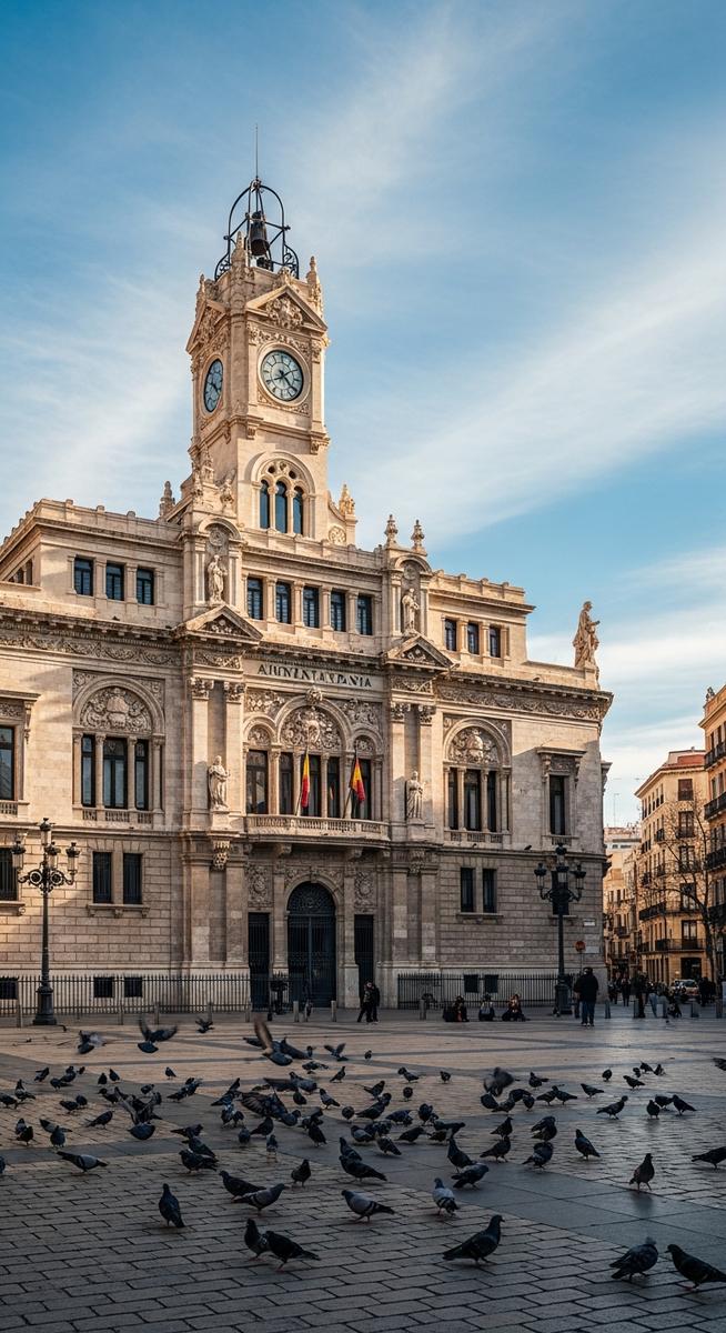 a travel photo from valencia city hall