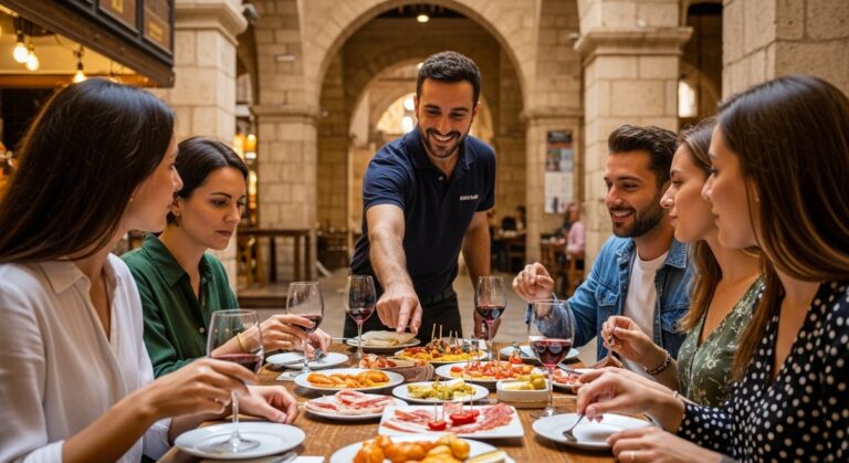 a photo illustrating 1. old town, wine and tapas tour in an 11th century monument in valencia in Valencia on a food tour