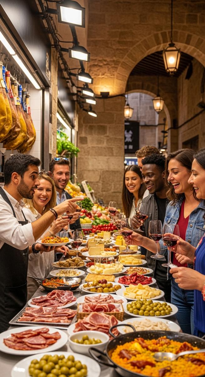 a photo illustrating 1. old town, wine and tapas tour in an 11th century monument in valencia in Valencia on a food tour