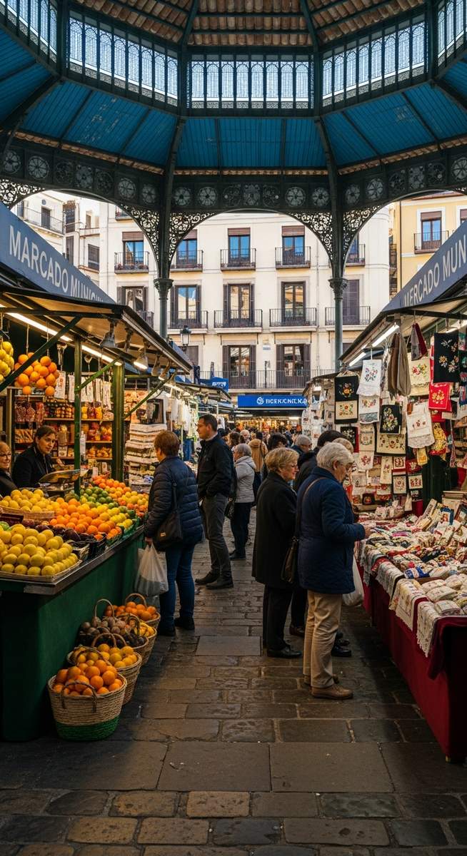 a photo illustrating 5. mercado municipal plaza redonda in Valencia