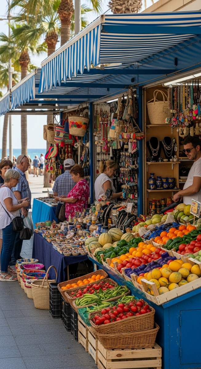 a photo illustrating 8. mercadillo del paseo maritimo in Valencia