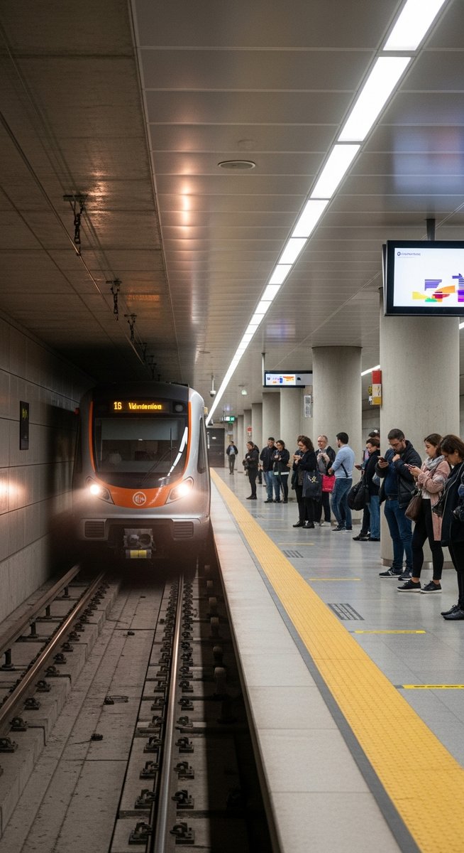 a travel photo from valencia metro