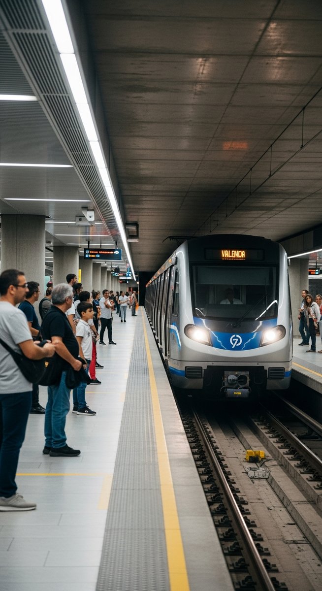 a travel photo from valencia metro