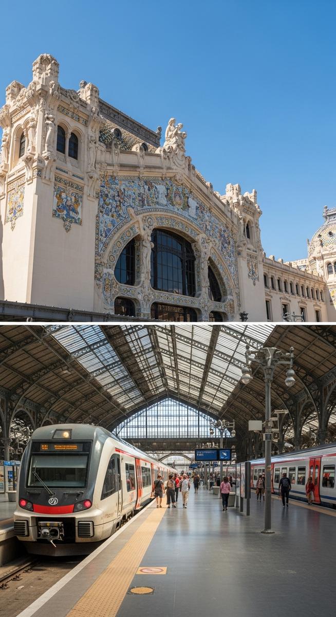 a travel photo from valencia train stations