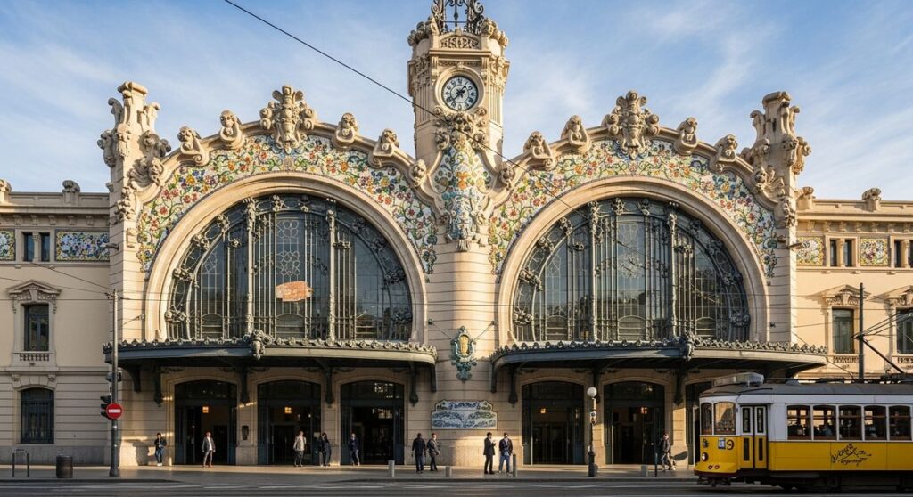 a travel photo from valencia train stations
